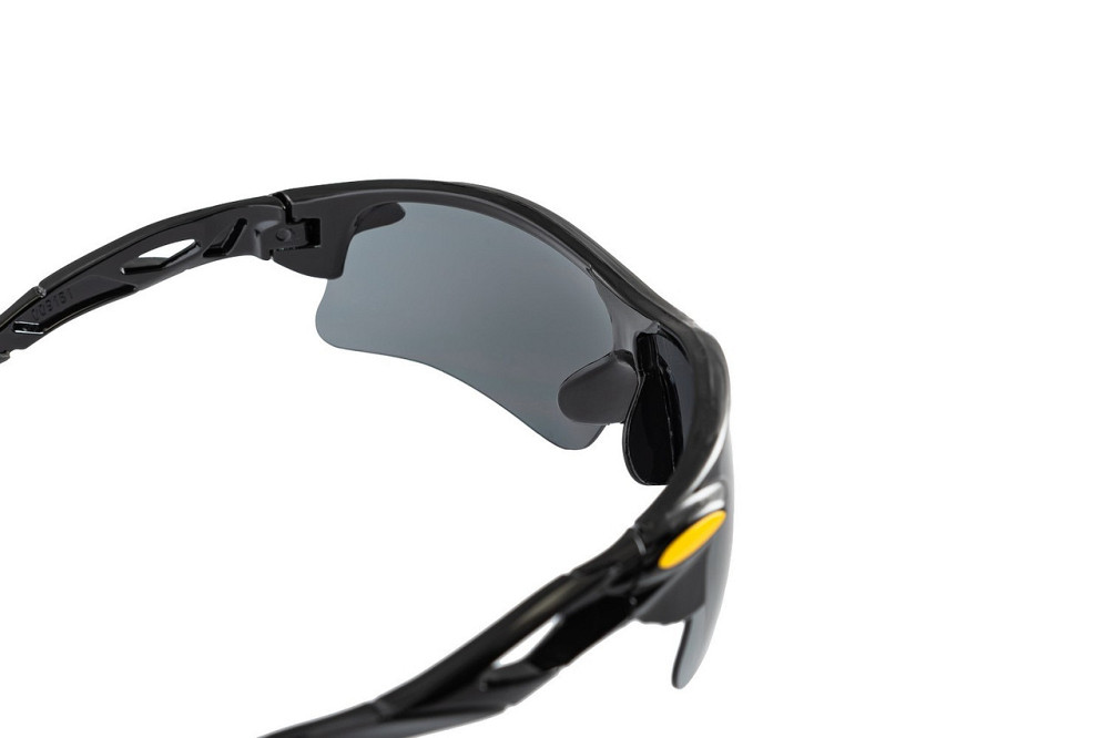 Очки открытые MASTERTOOL SPORTLINE GREY панорамная линза полуоправа противоскользящие дужки 82-0010 Харьков - изображение 3