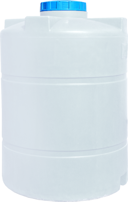 Емкость 2000 л вертикальная ПБ белая Київ - зображення 1