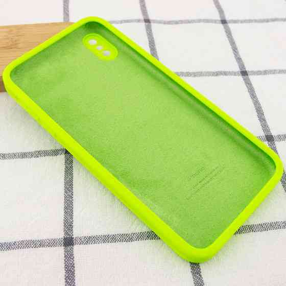 Чехол Silicone Case Square Full Camera Protective (AA) NOLOGO для Apple iPhone X / XS (5.8") Херсон