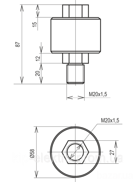 Разделитель мембранный (мембрана разделительная) РМ-21 (РМ21, РМ 21) аналог РМ5321, РМ5322 (РМ-5321, Київ - зображення 2