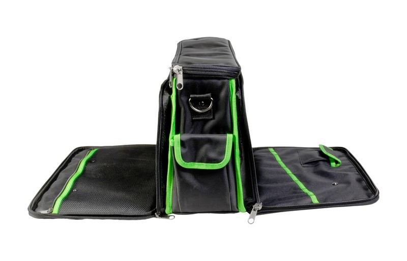 Сумка для инструментов монтерская MASTERTOOL 400х180х310 мм 30 карманов усиленное дно съемный ремешо Харків - зображення 9