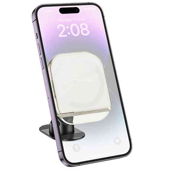 Автодержатель Hoco H43 Crystal ring magnetic (center console) Херсон