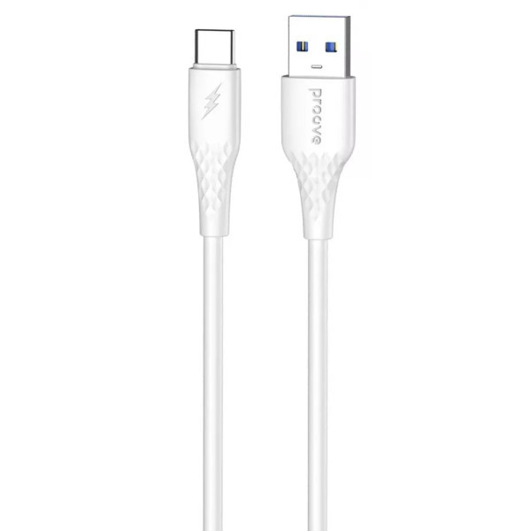 Кабель Proove GridLine USB to Type-C 3A 1m White (CCGL15001202) (Код товару:42025) Харьков - изображение 1