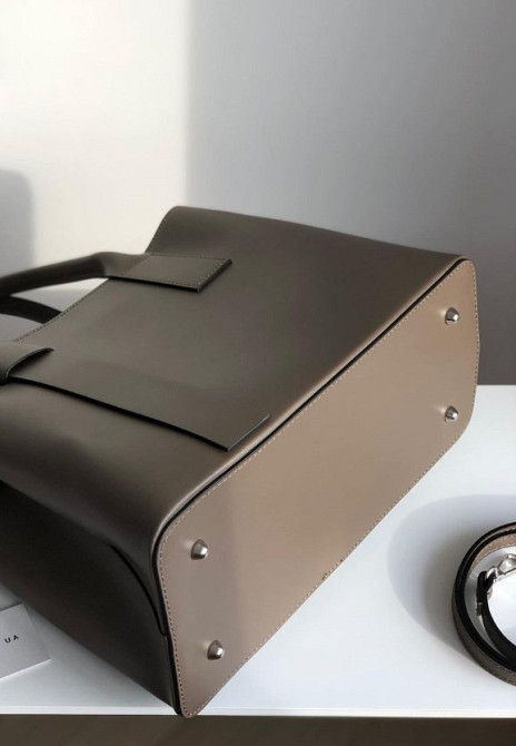 Шкіряна велика сумка Чорна Італія 1949грн Віра Пелле TS000125 Київ - зображення 3