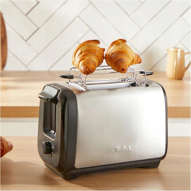Тостер Tefal Subito TT5S1DE0 1300 Вт серебристый Київ - зображення 10