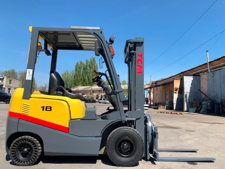 Вилочный дизельный автопогрузчик TCM (Nissan) с ротатором, кабиной и печкой. 2017 года Днепр - изображение 5