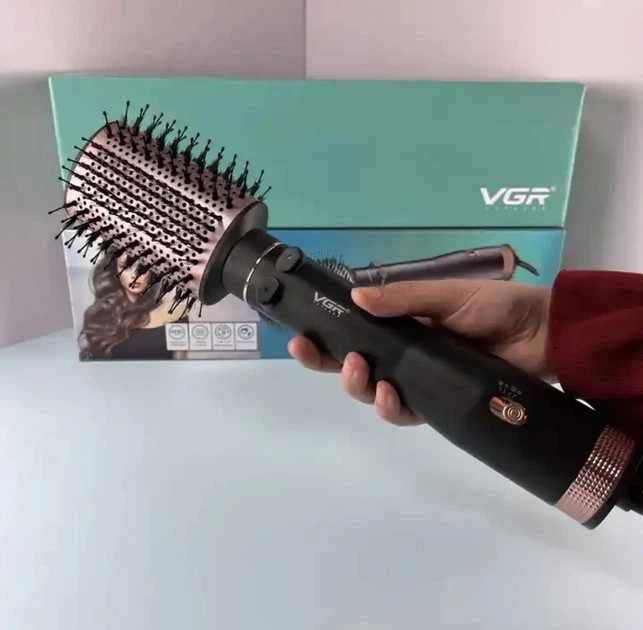 Фен-щетка VGR V-494 800 Вт черный Київ - зображення 2