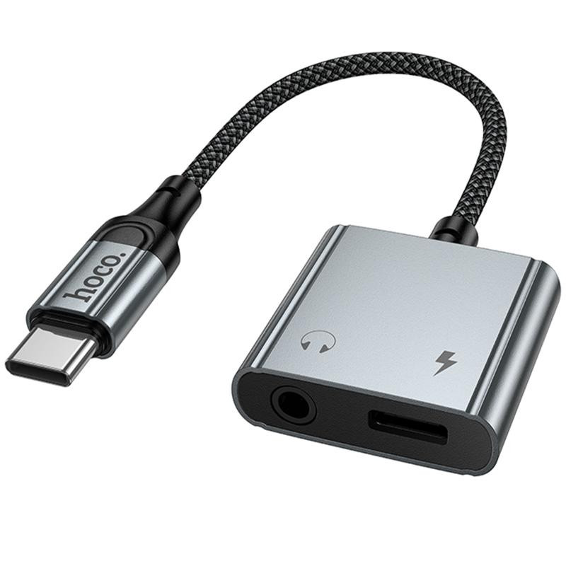 Переходник Hoco UPA34 Type-C to Type-C + 3.5mm Херсон - зображення 1