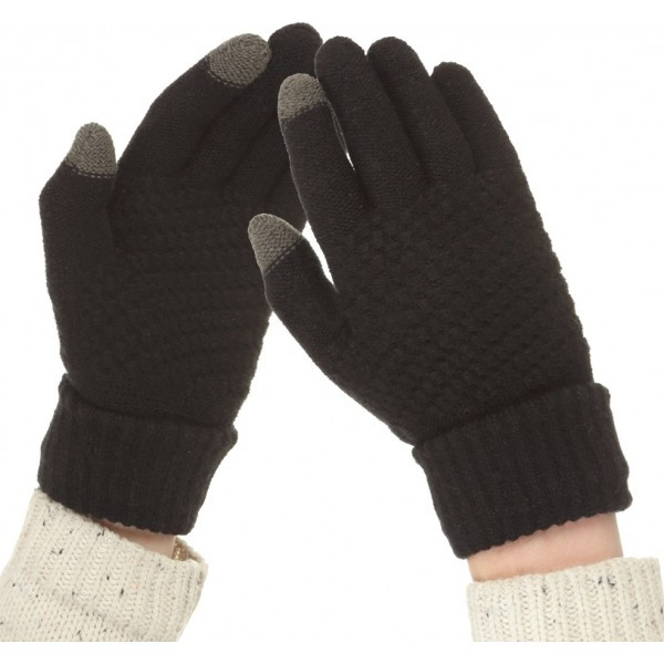 Рукавички для сенсорних екранів з плетінням ArmorStandart Braid Black Харьков - изображение 2