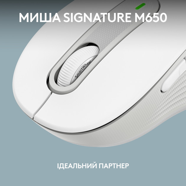 Клавиатура компьютерная безпроводная Logitech Signature Slim Wireless K950 Off White L920-012466 бел Київ - зображення 7