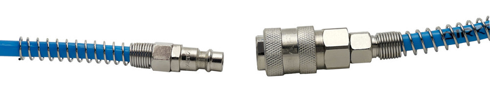 Шланг спиральный быстросъёмный 5,5x8мм L=5м полиуретановый AIRKRAFT AHC46-A Харків - зображення 6