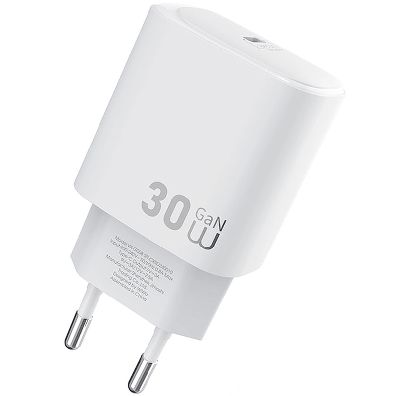 СЗУ WIWU G008 Essen PD30W GaN (1USB-C) Херсон - изображение 1