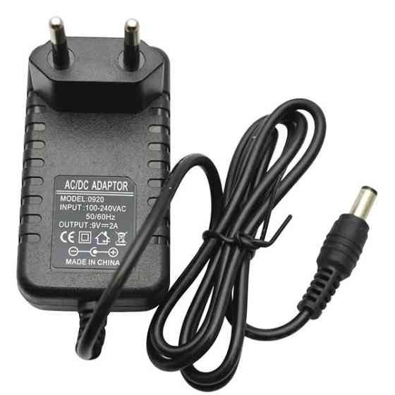 DM Зарядний пристрій для роутера 9V 2A Black Харків
