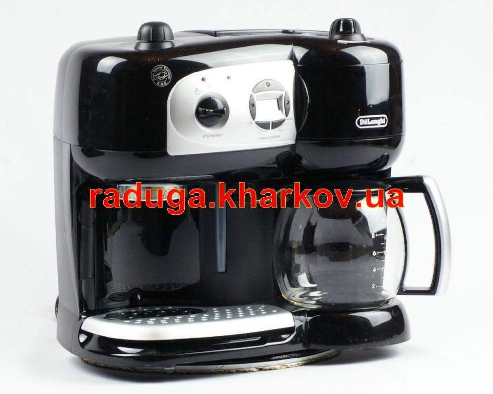 Кофеварка универсальная,кофемашина комбинированная капельная-рожковая DeLonghi Харків - зображення 3