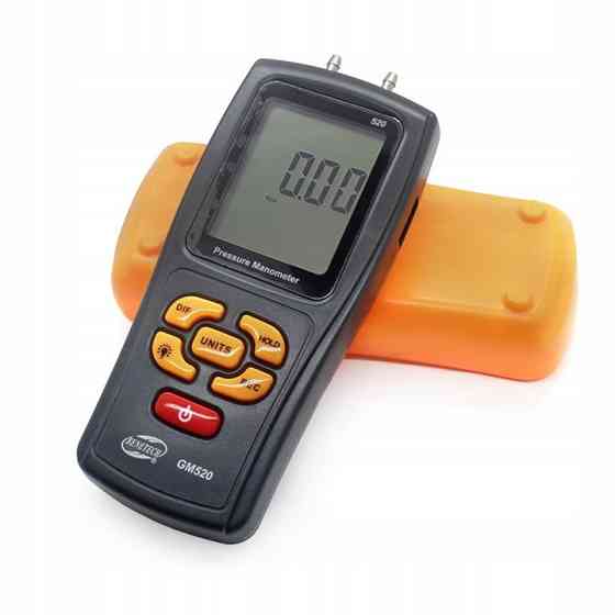 Дифманометр цифровой USB, ±35 кПа BENETECH GM520 Харьков