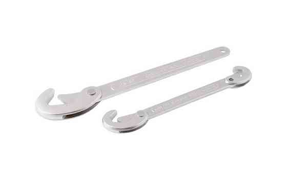 Ключи накидные трубные универсальные MASTERTOOL 9-32 мм набор 2 шт 76-0932 Харків