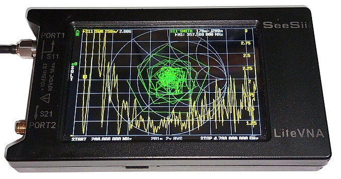 Антенна Yagi 360-480/840-910/1170-3650 МГц 11 дБ, до 25 Вт, RG 58U 3 метра SMA-male Днепр - изображение 2