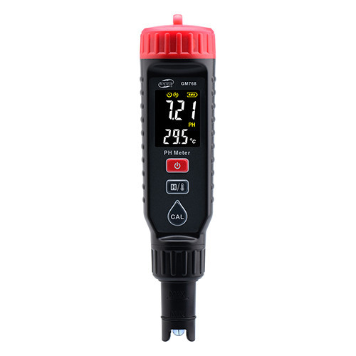 Измеритель кислотности и температуры (pH-метр) цв дисплей, 0-14 pH (+/-0,1%)  BENETECH GM768 Харків - зображення 2