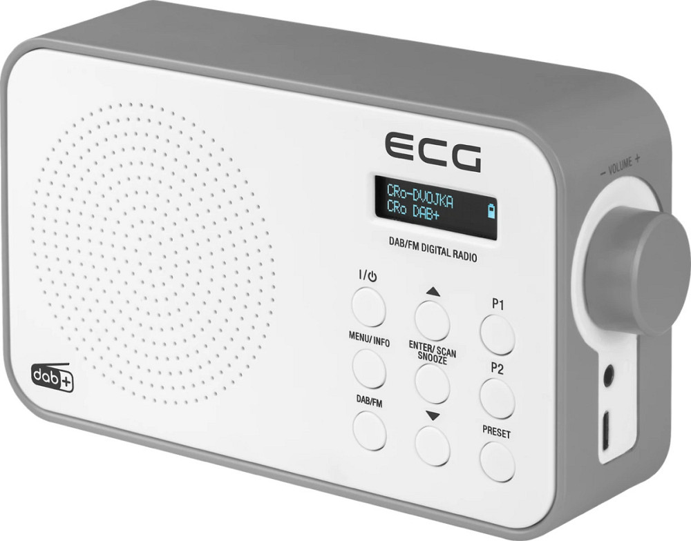 Радиоприемник EСG RD-110-DAB-White 16х5.6х9.6 см белый Киев - изображение 1