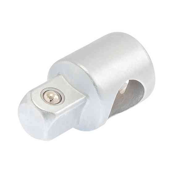 Переходник MASTERTOOL ⅜"F - ½"M с отверстием для воротка CrV 78-0086 Харків