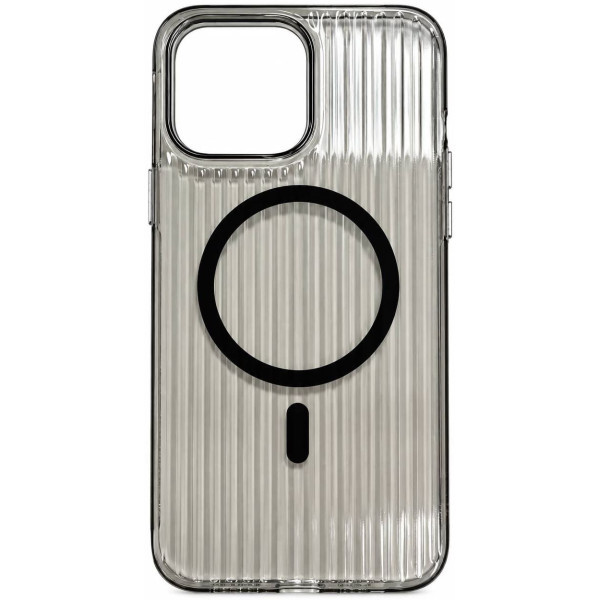 DM Чохол Corrugated Pattern Case with MagSafe для iPhone 14 Pro Max Black Харків - зображення 1