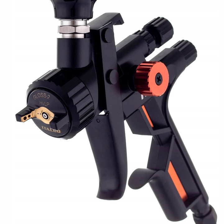 Краскопульт пневматический HVLP 600мл, 1.4мм  ITALCO GLOSS-2-1.4 Харьков - изображение 6
