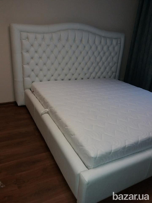 кожаная кровать chesterfield. двуспальная кровать Київ - зображення 2