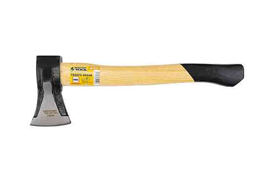 Топор-колун MASTERTOOL 1000 г HRC 50 рукоятка из дерева с полимерной защитой 430 мм 05-0131 Харків