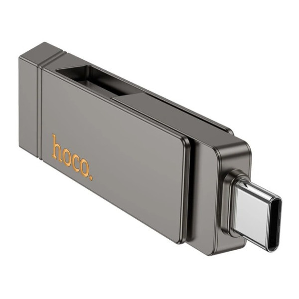 Флеш пам`ять Hoco UD15 64GB USB/Type-C Gray Харьков - изображение 2