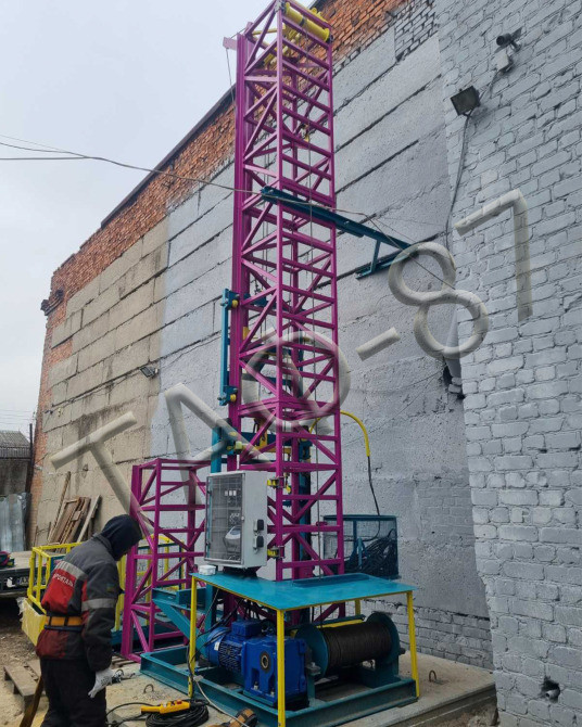 Щогловий будівельний підйомник ТАФ-ЛІФТ, власне виробництво, доставка та монтаж Харків - зображення 6