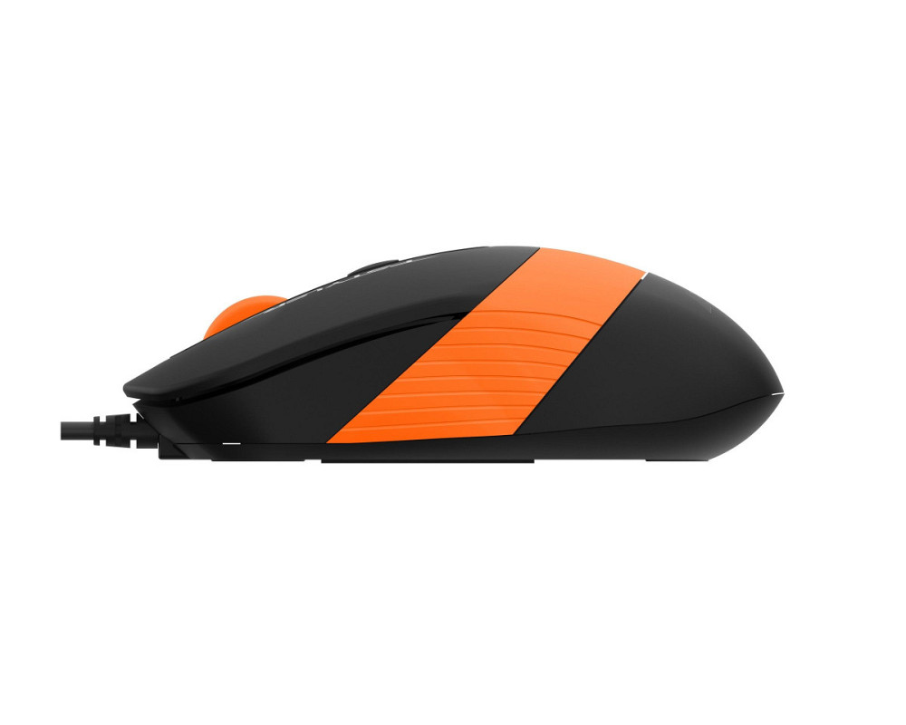 Мышь компьютерная проводная A4Tech Fstyler FM10S Black/Orange оранжевая Киев - изображение 3