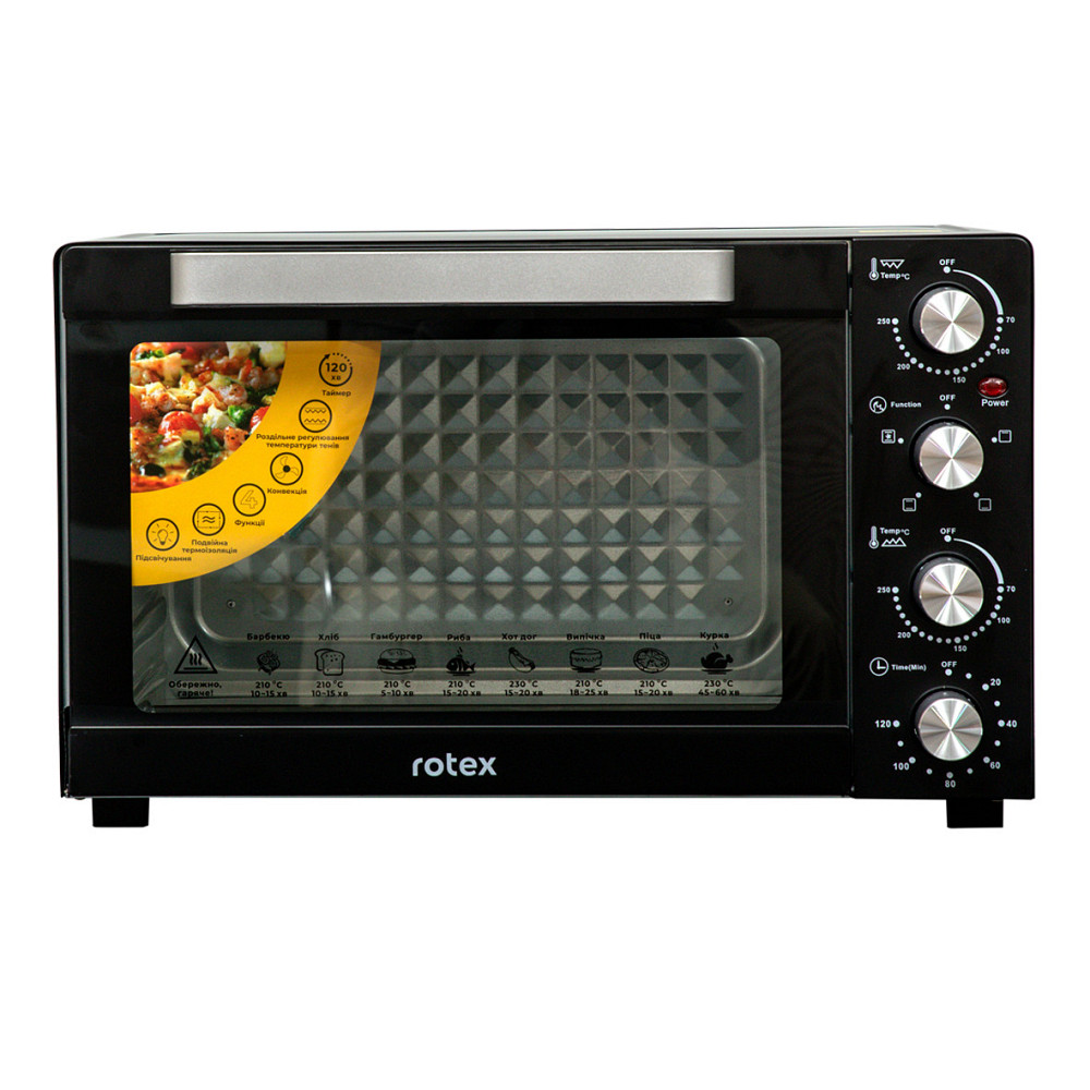Электропечь 35 л Rotex ROT350-B Київ - зображення 3
