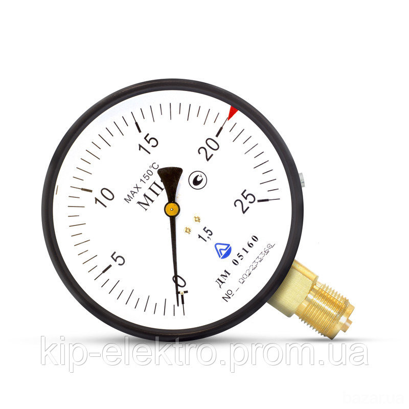 Манометр показывающий ДМ 05160-01М (ДМ 05160, ДМ05160, ДМ-05160, ДМ 05-01, ДМ) - радиальный штуцер ( Київ - зображення 1