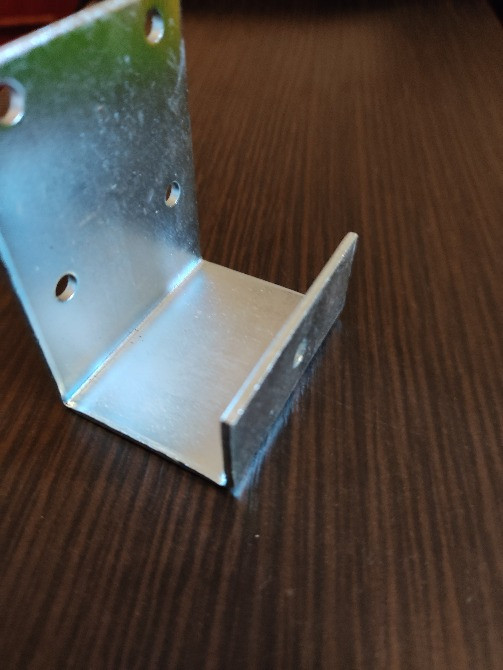 Куточок кріпильний П образний 65х35х17х50х2 сталевий загиб Нововолинськ - зображення 1