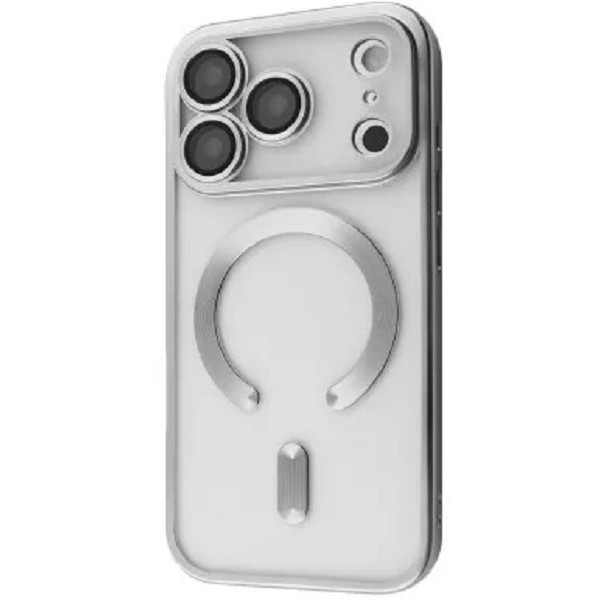 DM Чохол Metal Matte Case with Magnetic Ring для iPhone 17 Pro White Titanium Харьков - изображение 1