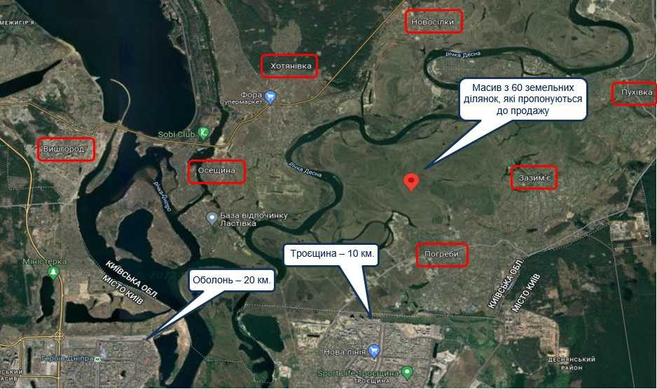 продажа земля сельскохозяйственного назначения Броварский, Зазимье, 46740000 грн.  - изображение 8