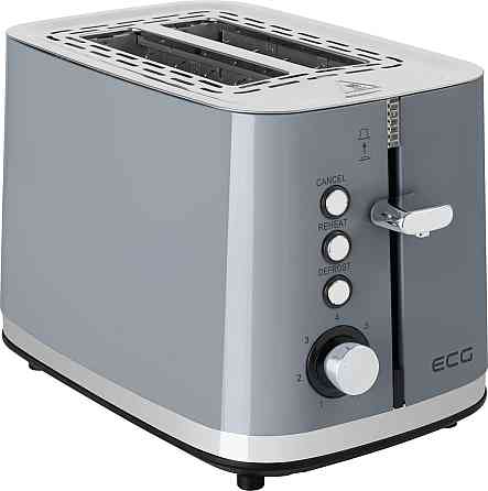 Тостер ECG ST 2766 Vintage Scuro 925 Вт серый Киев