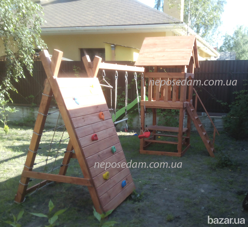 Детский комплекс "Большая игра" деревянный Київ - зображення 5