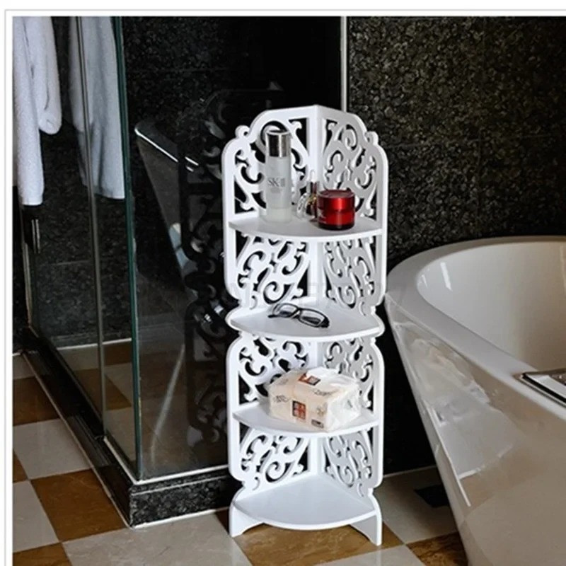 Полиця стелаж пластикова у ванну кутова PK-04 (80 cm*20cm*20cm) Одеса - зображення 1