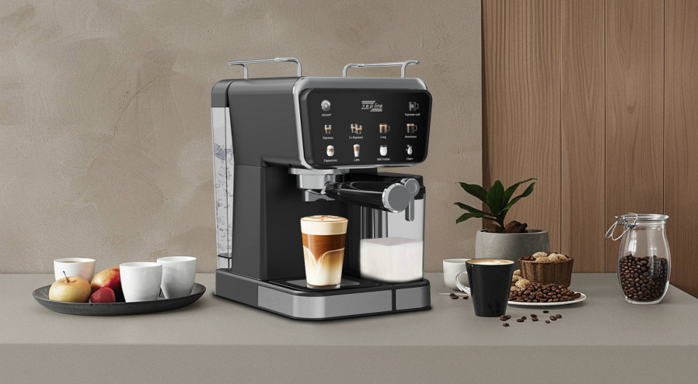 Кофемашина 3в1 с капучинатором Zepline ZP-6803-NEW 3000 Вт черная Киев - изображение 10