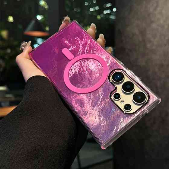 Чехол TPU Shiny Mountain Magnetic Fit для Samsung Galaxy S24 Ultra Херсон
