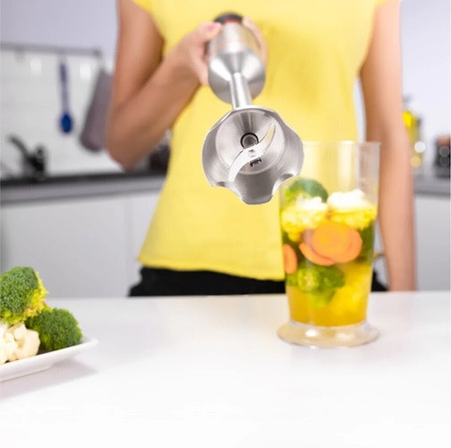 Блендер погружной Zelmer ZHB4652 1400 Вт серебристый Київ - зображення 7