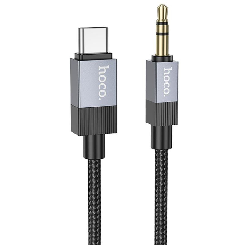 Аудио кабель Aux Hoco UPA32B Clever digital (Type-C to AUX 3.5mm) (1m) Херсон - зображення 1