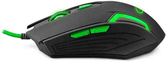 Мышь компьютерная проводная Esperanza MX205 Fighter Green EGM205G зеленая Киев
