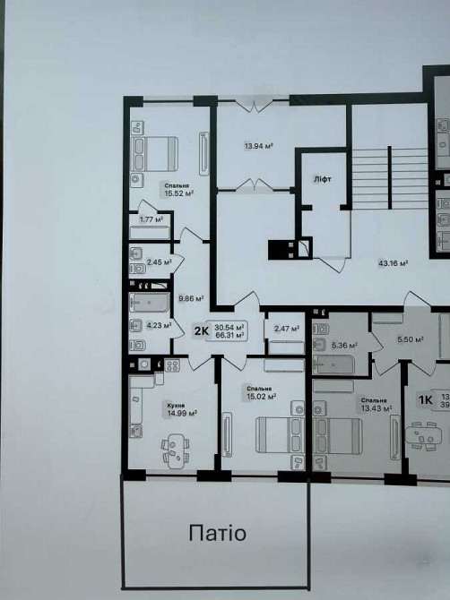 продажа 2-к квартира Львов, Винники, 82000 $  - зображення 10