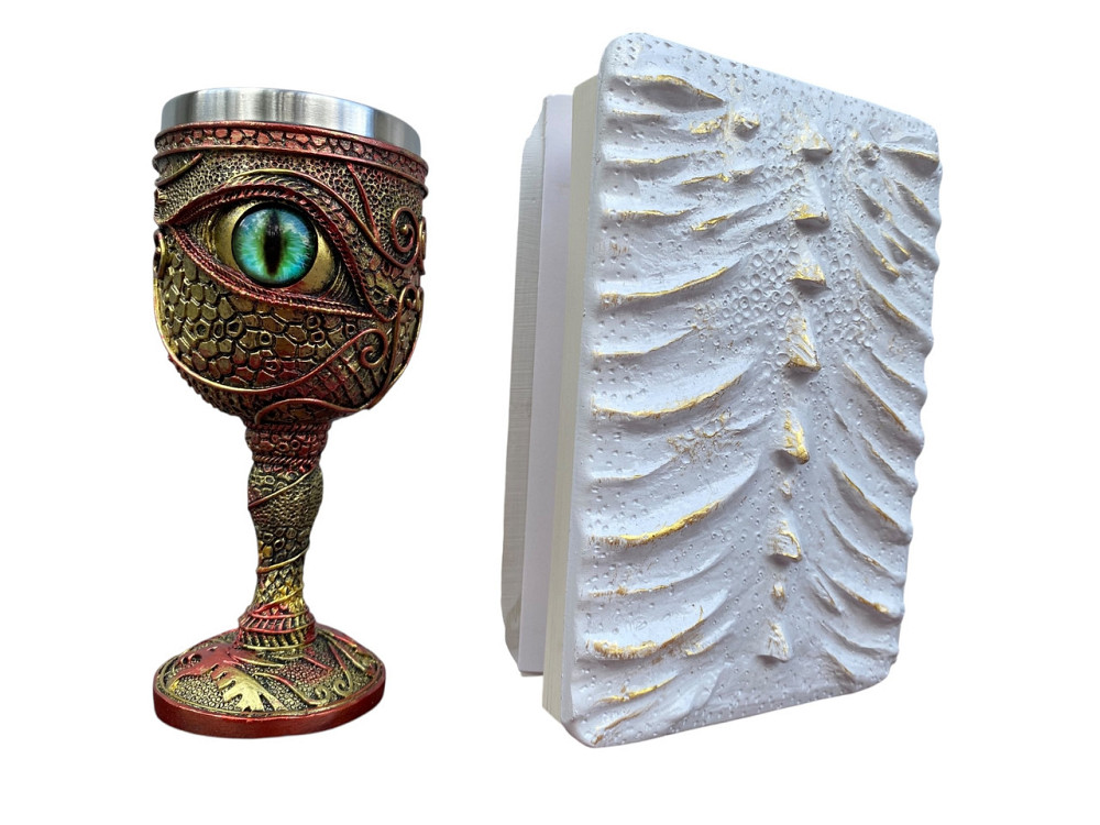 Подарочный набор Бокал 3 Глаз Зеленый и Блокнот 3 «Око Ледяного Хранителя» Київ - зображення 2