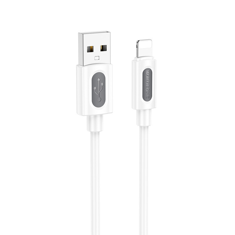Дата кабель Borofone BX114 Structure USB to Lightning 2.4A (1m) Херсон - изображение 1