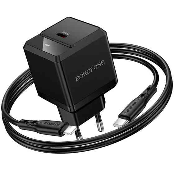 СЗУ Borofone BN18 Intenso PD20W (1USB-C) + кабель Type-C to Lightning Херсон