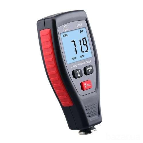 Толщиномер профессиональный электронный LCD-дисплей Fe/nFe, 0-1800мкм BENETECH GT235 Харків - зображення 2