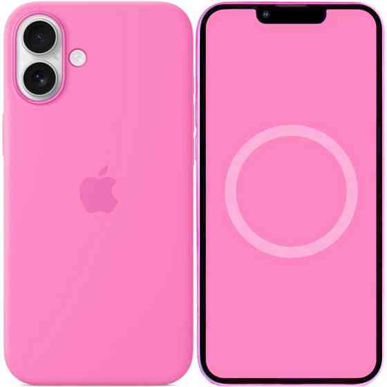 Чехол Silicone case (AAA) with Magsafe and Animation (button) для Apple iPhone 16 Plus (6.7") Херсон